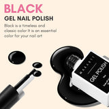 Black Noir, 15ML Gel Nail Polish