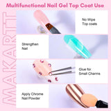Hard Gel Top Coat Soak-off Glossy Finish UV Gel 8ML