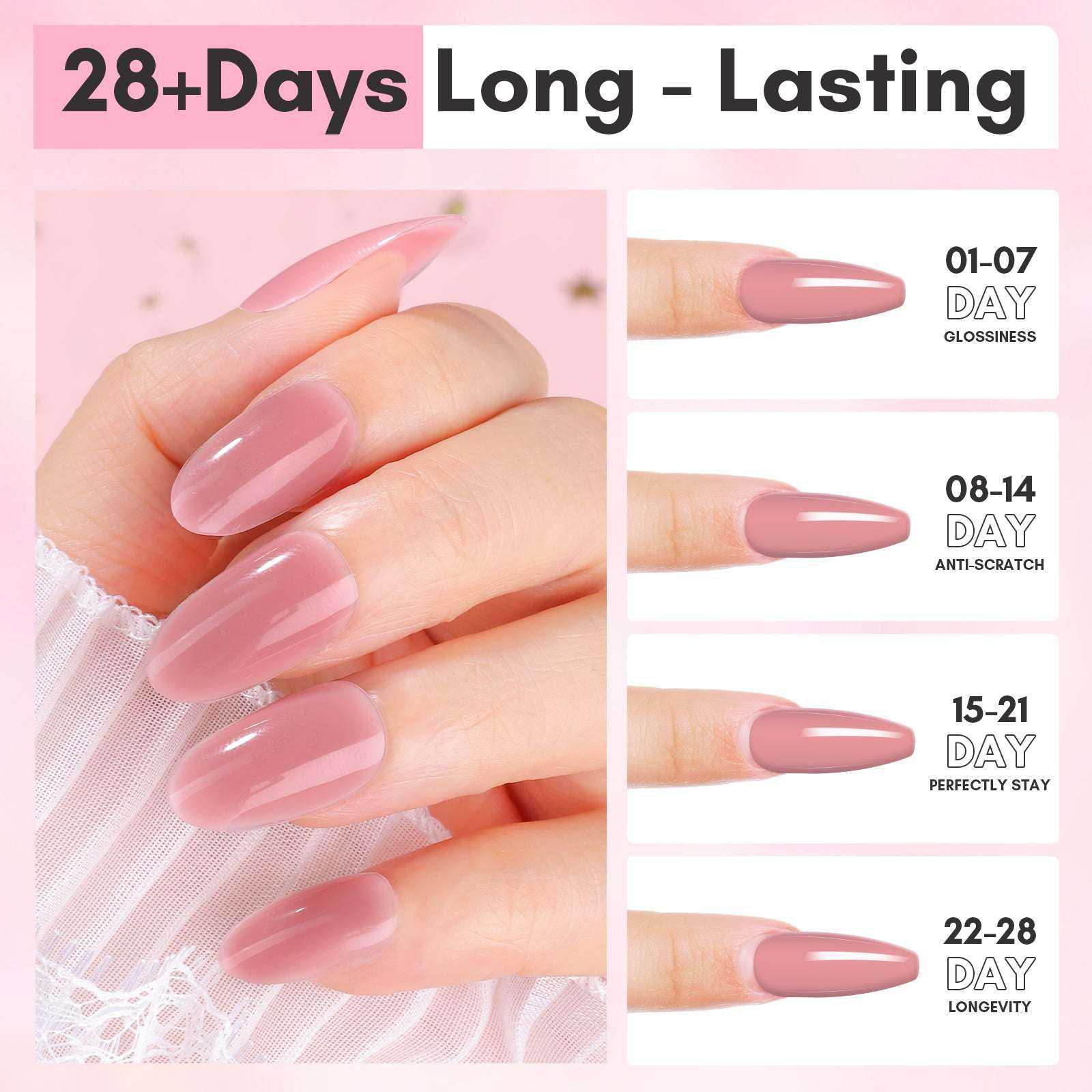 Nude Polygel Nails Poly Nail Gel