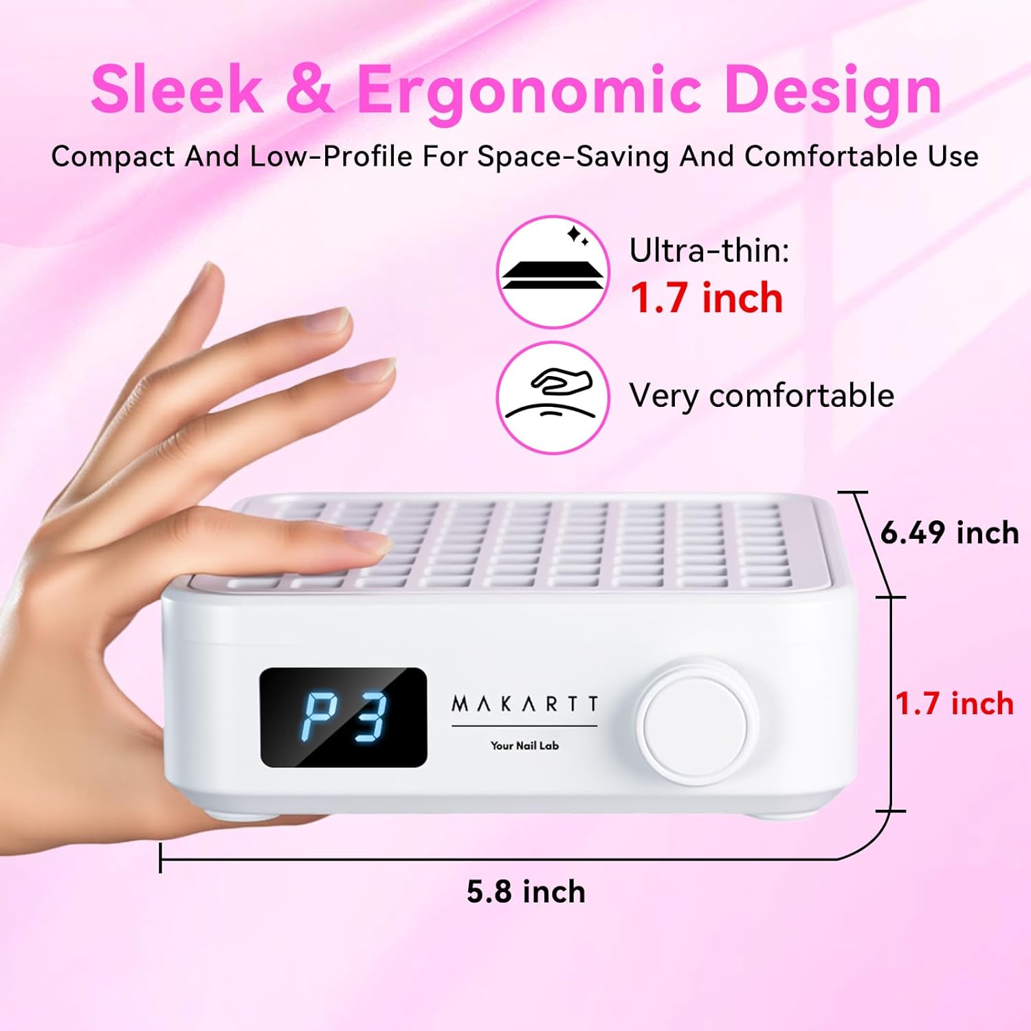 Professional Wireless Nail Dust Collector