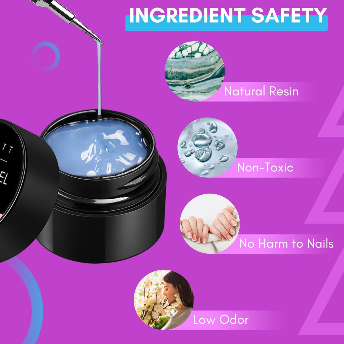 Painting Clear Nail Gel