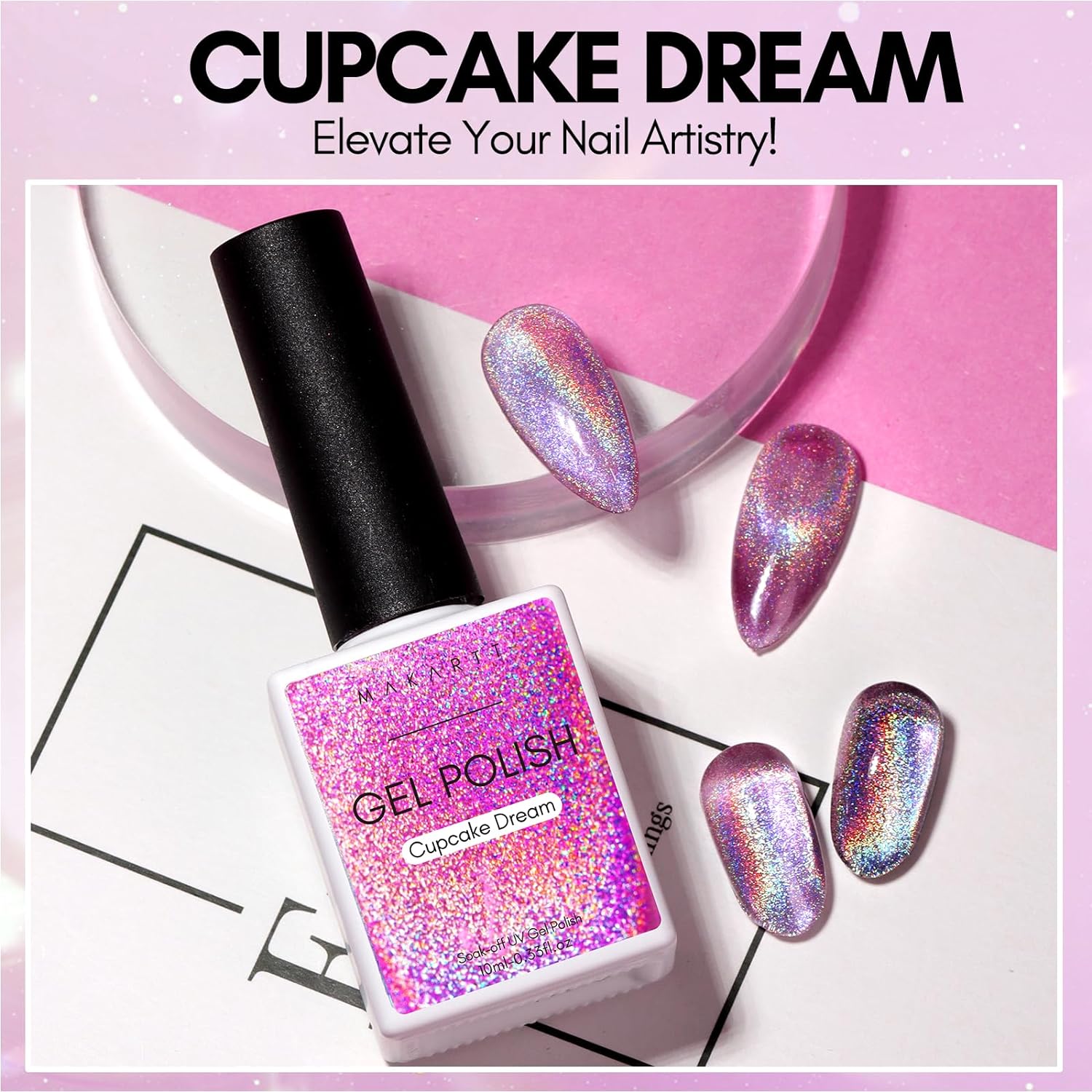 Cupcake Dream, 10ML Cat Eye Gel Nail Polish
