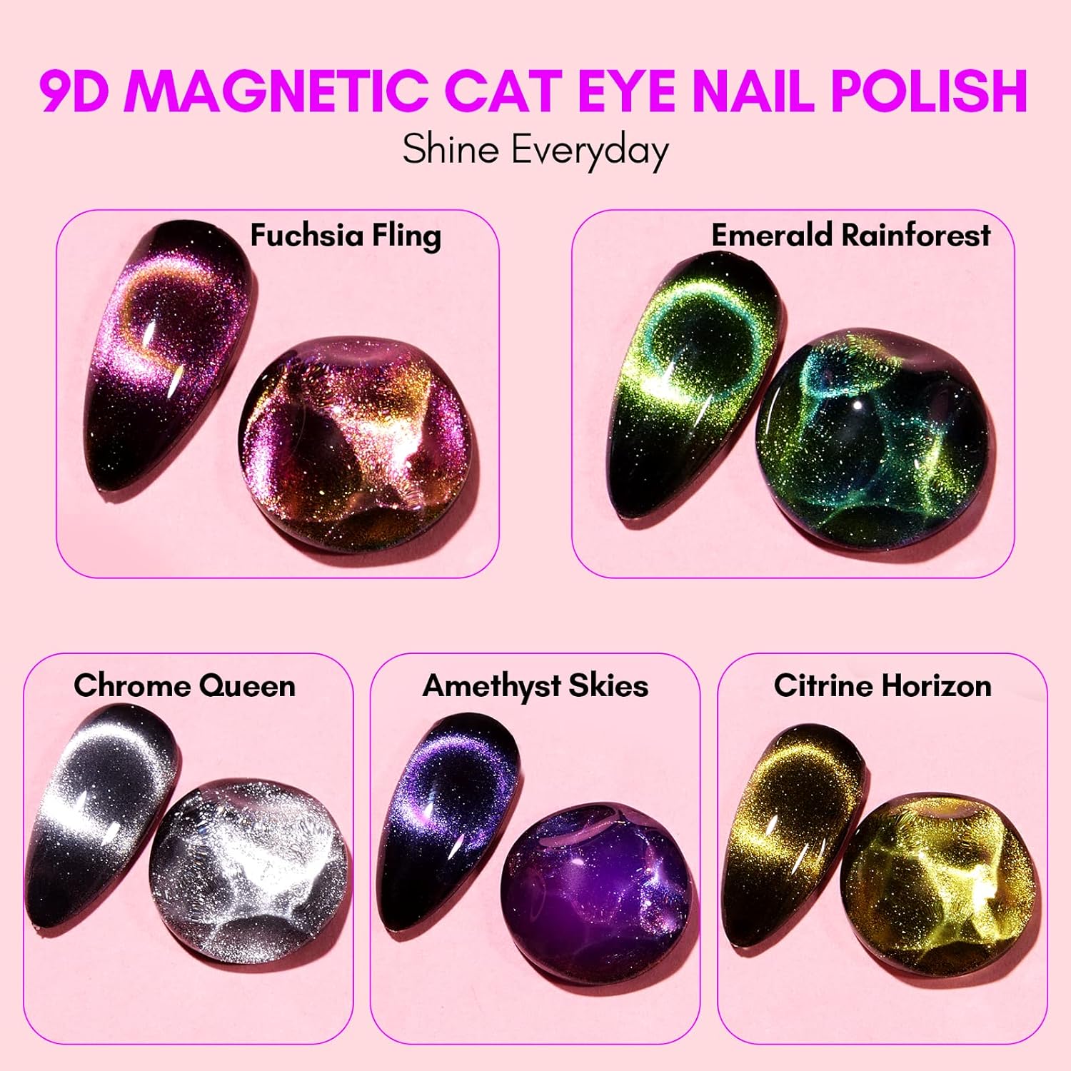 Magnetic Cat Eye Gel Polish Set (8ml/Each)