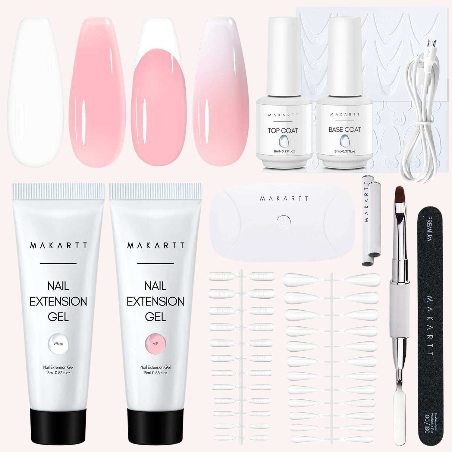 All-in-One Poly Gel Nail Extension Kit