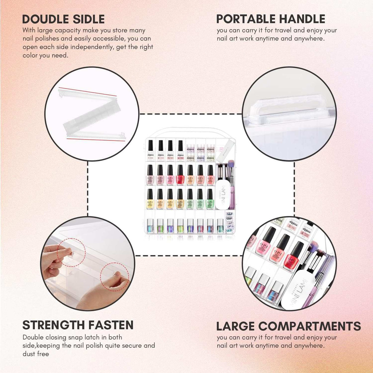 Gel Nail Polish Organizer