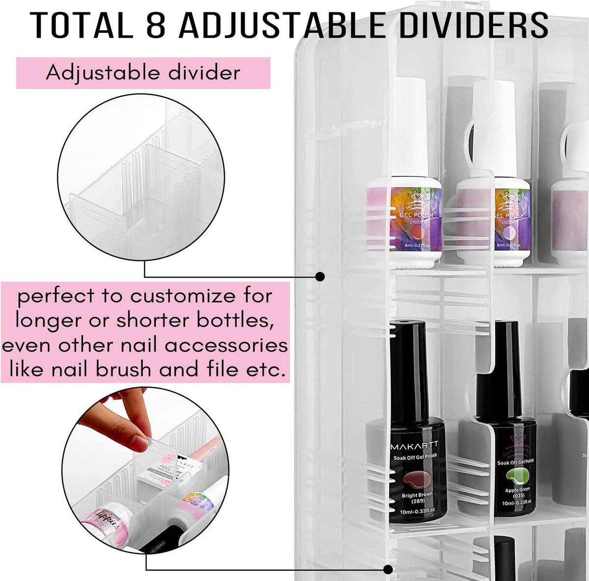Gel Nail Polish Organizer