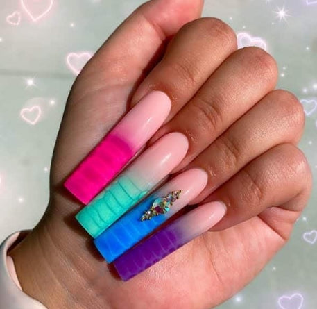 Ombre Gel Nail Design