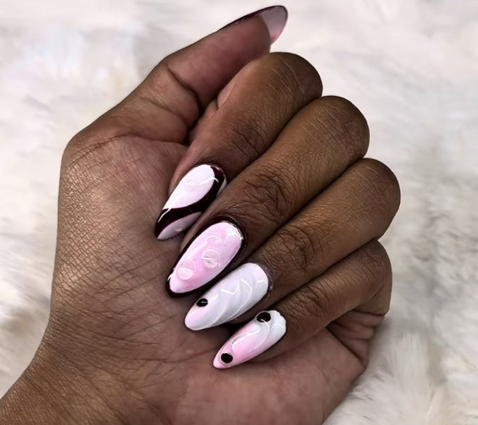 Pink & Glam Nails Tutorial