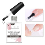 Extra Strong Base Coat Gel Nail Polish Clear Foundation 15ml