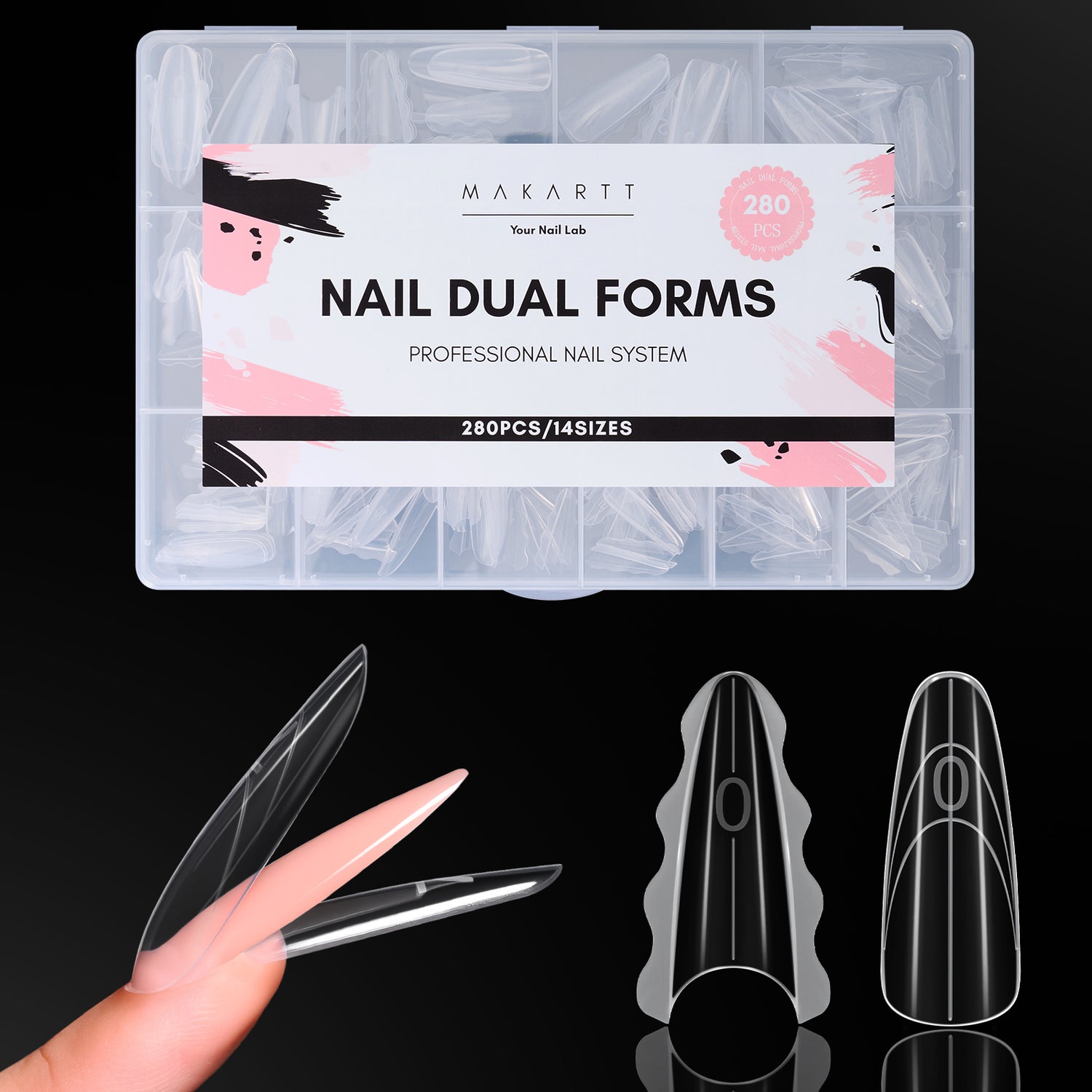 Sandwich Dual Nail Forms