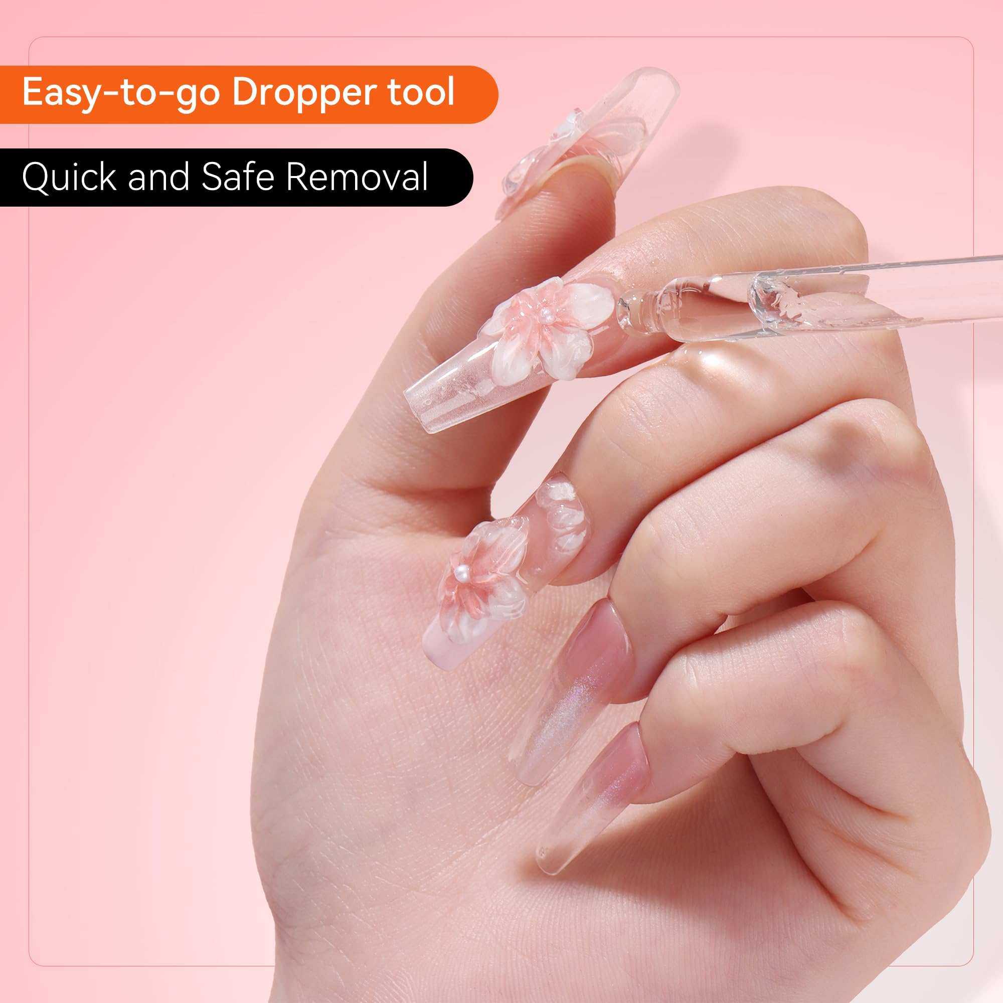 Nail Glue Remover for Press on Nail Quick Glue Debonder Easy Removal