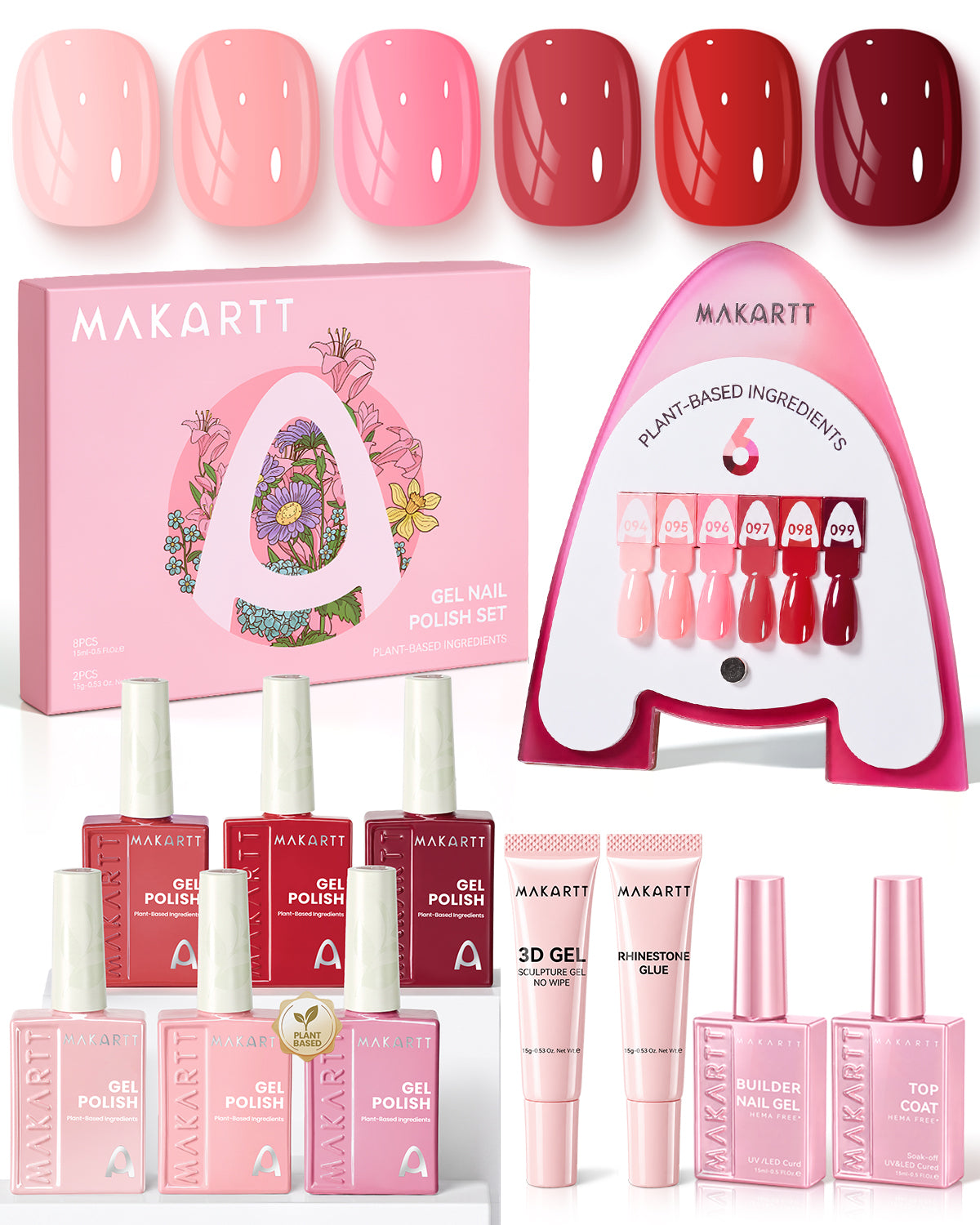 Plant-Based Nail Gel Collection