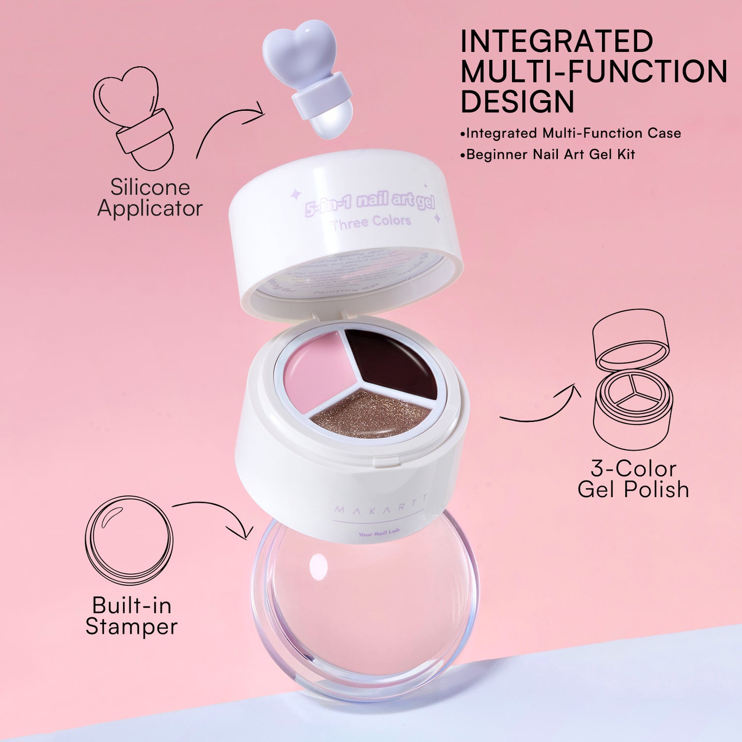 ColorPot 5-in-1 Nail Art Gel