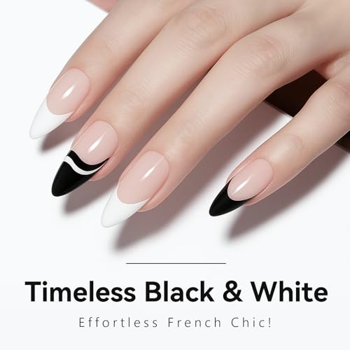 Makartt Gel Polish Nail Art Liner Gel Polish Set 2 Popular Colors Gel Art Paint for Swirl Nails UV Soak off Christmas Gifts for Women
