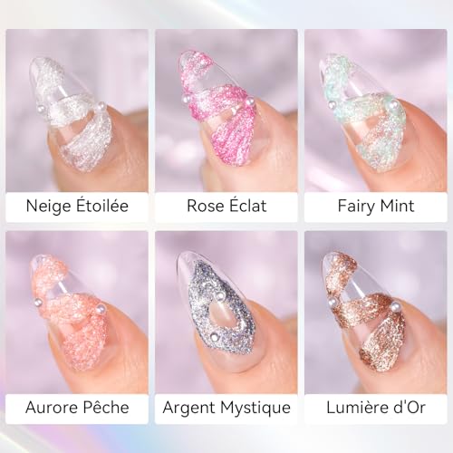 Makartt Fairy Aurora Powder Gel 6 Colors