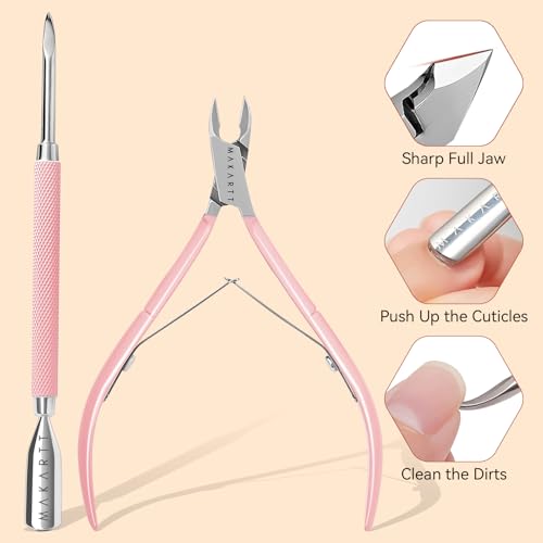 Makartt Cuticle Remover Kit Nail Care Kit Nail Manicure Kit for Cuticle