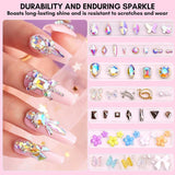 Nail Decorations Nail Gems and Rhinestone Glue Kit