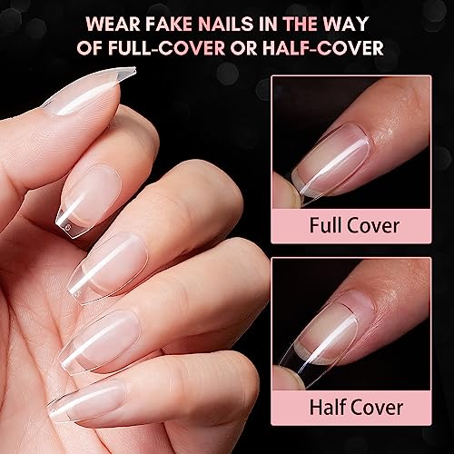 Makartt Nail Tips,Full Cover,Press on Nails for Gel Polish Nail Art Nail Salon DIY Nails