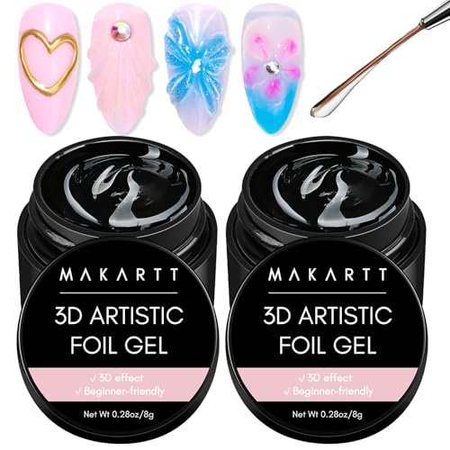 Makartt 3D Nail Foil Glue Gel