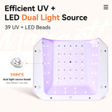 Rose Pink 30W UV LED Nail Lamp