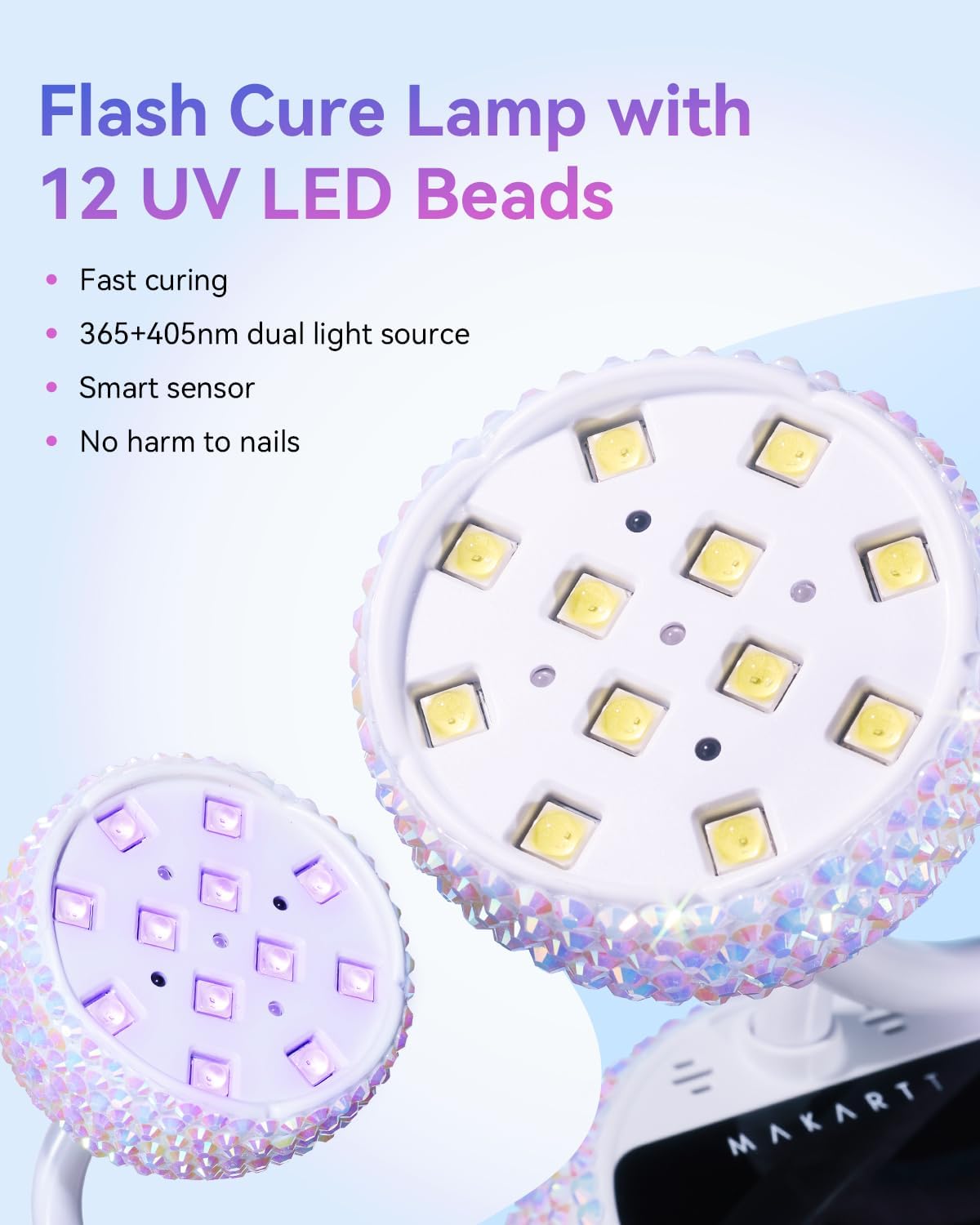Gooseneck Flash Cure UV LED Nail Lamp
