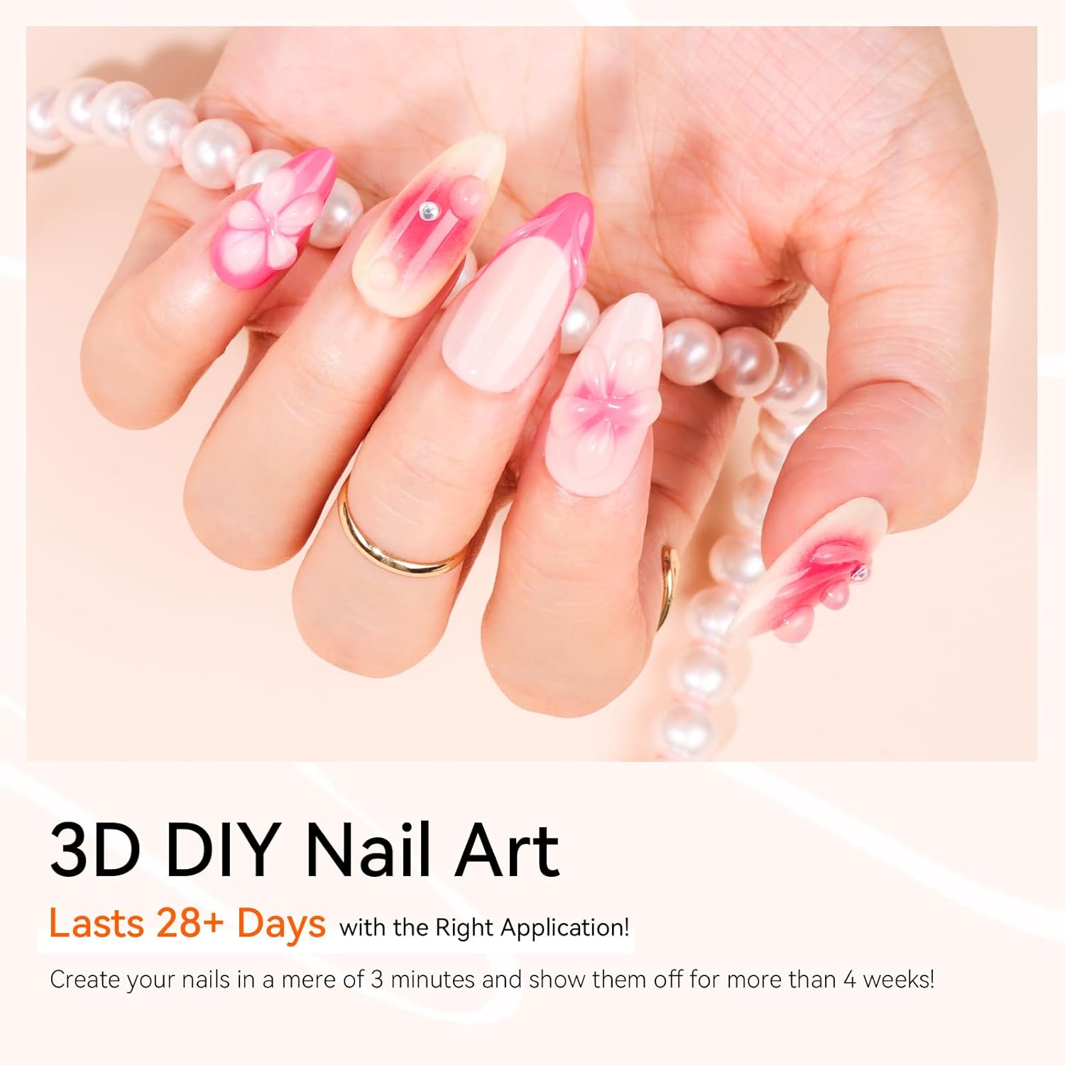 3D Nail Art Sculpture Gel