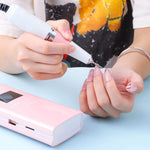 Rechargeable Nail Drill Electric Cordless Manicure Pedicure Power Tool