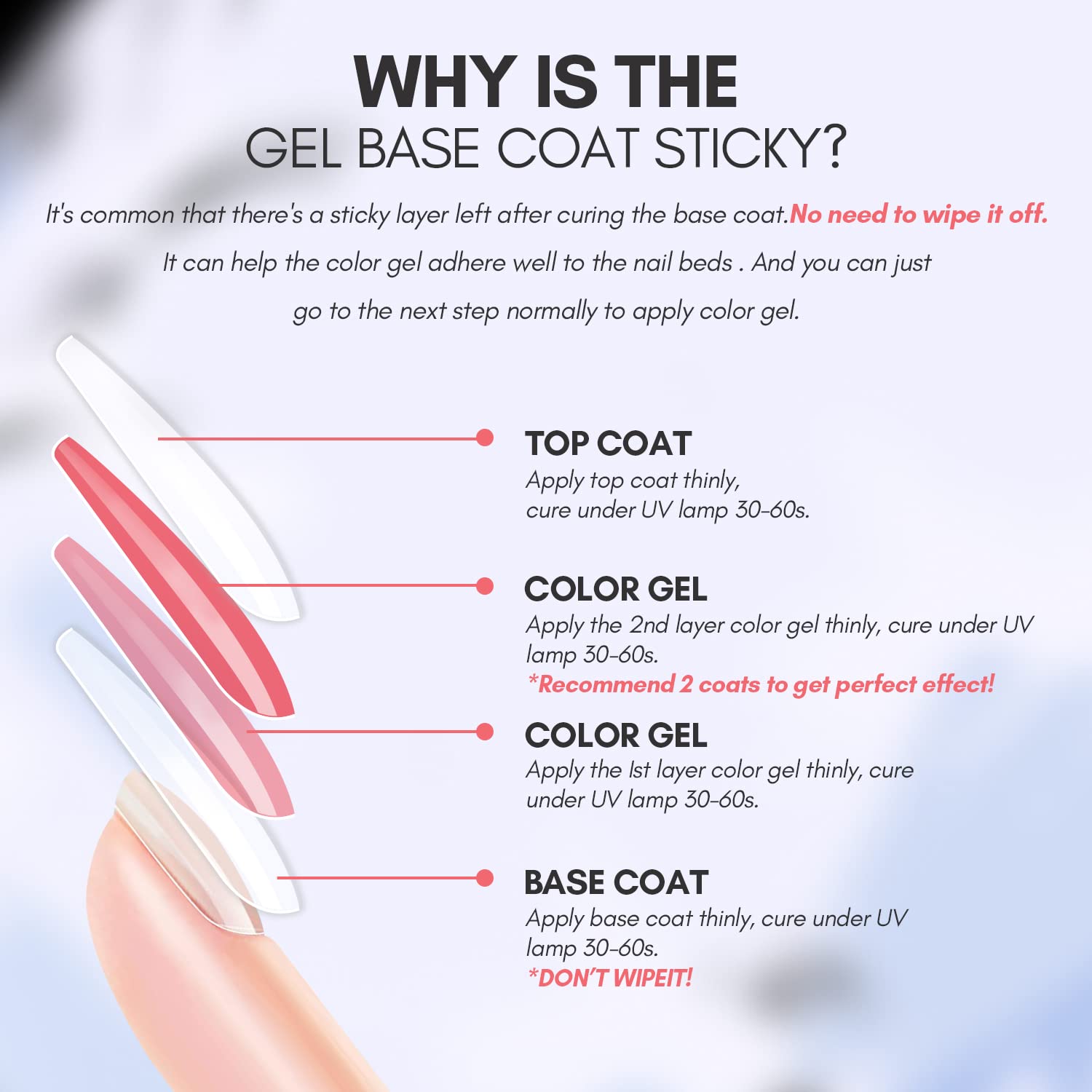 MakarttPeel Off Base Coat 15ML, UV Peelable Base Gel ❤【Make it Peelable Removal】- Makartt new gel base coat allows you to peel off your gel polish manicure without damage to the natural nail. No soaking required. It c