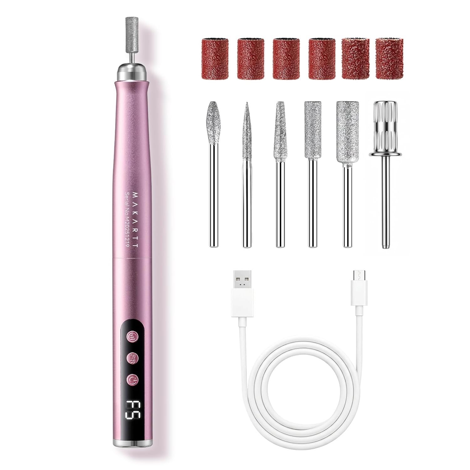 Pen-Shaped Rechargeable Nail Drill for Beginners
