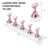 MakarttNail Stand for Nails Art Display Practice 

Get Your Nail Game On Point: Use this nail stand to secure your nail decorations and practice nail art, such as nail painting, nail art design, and rhinestone nai