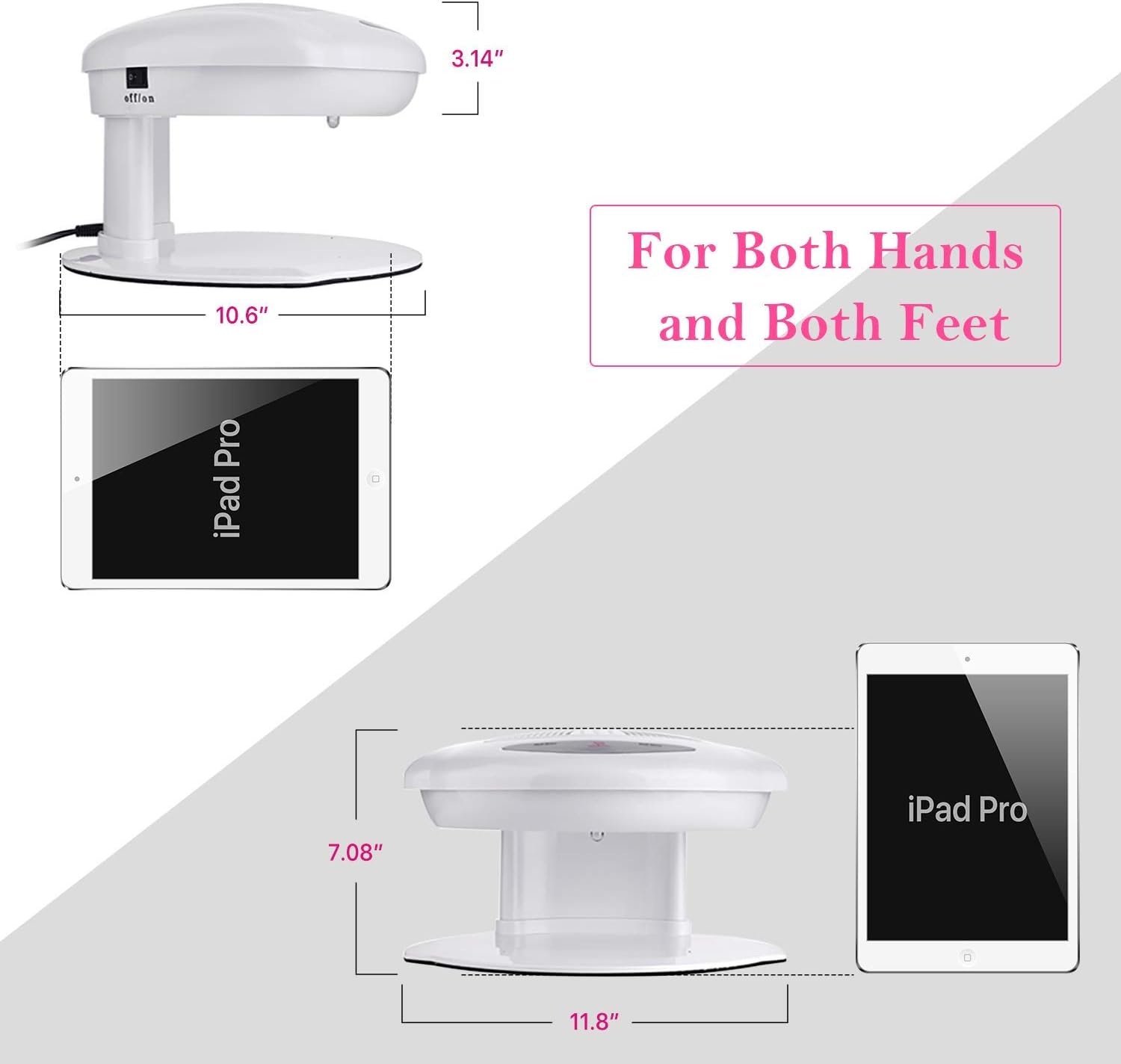 MakarttNail Dryer Fan 400W, Air Nail Dryer for Regular Polish


This air nail dryer is for nail polish, dip powder, nail primer, nail bond primer, nail dehydrate, bond prep polish and so on, not for any gel polish or extension