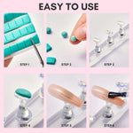 MakarttMagnetic Nail Stand for Display Practice
 It Is a Game Changer! Makes Nail Design So Easy. Use This Nail Stand to Hold Your Press On Nails for Painting,Nail Art Design,Rhinestones Nail Art. Stress-free to 