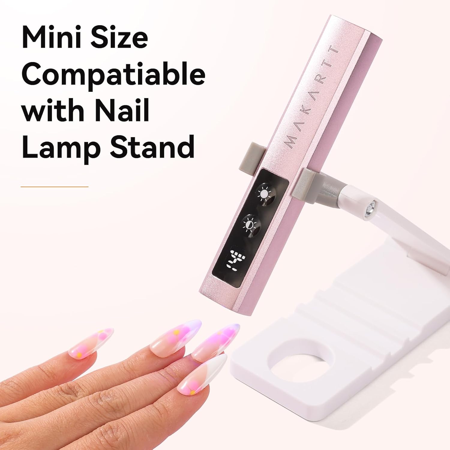 Handheld UV Nail Lamp with Painless Mode