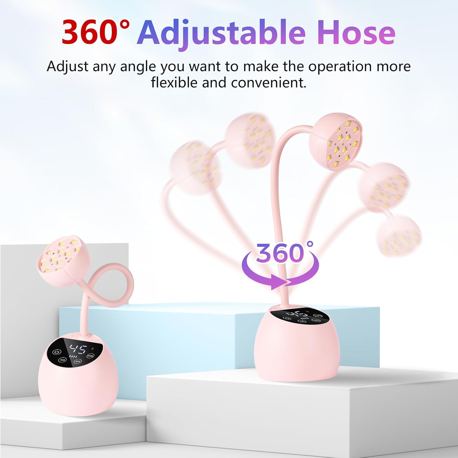 Gooseneck 39W UV LED Nail Lamp