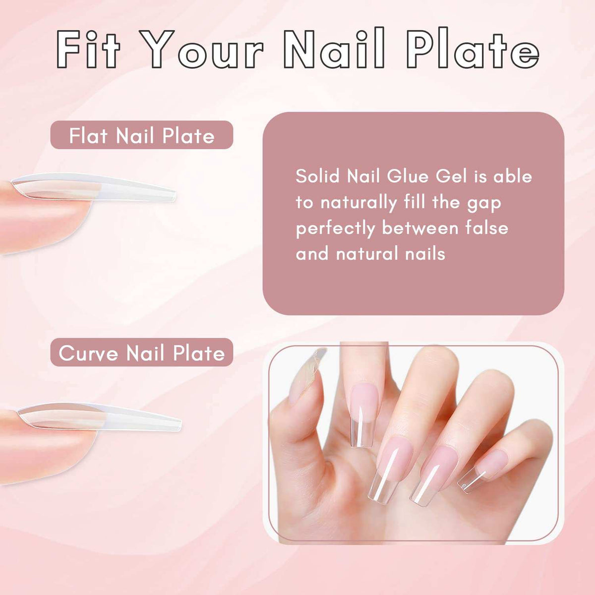 Solid Nail Gel Glue