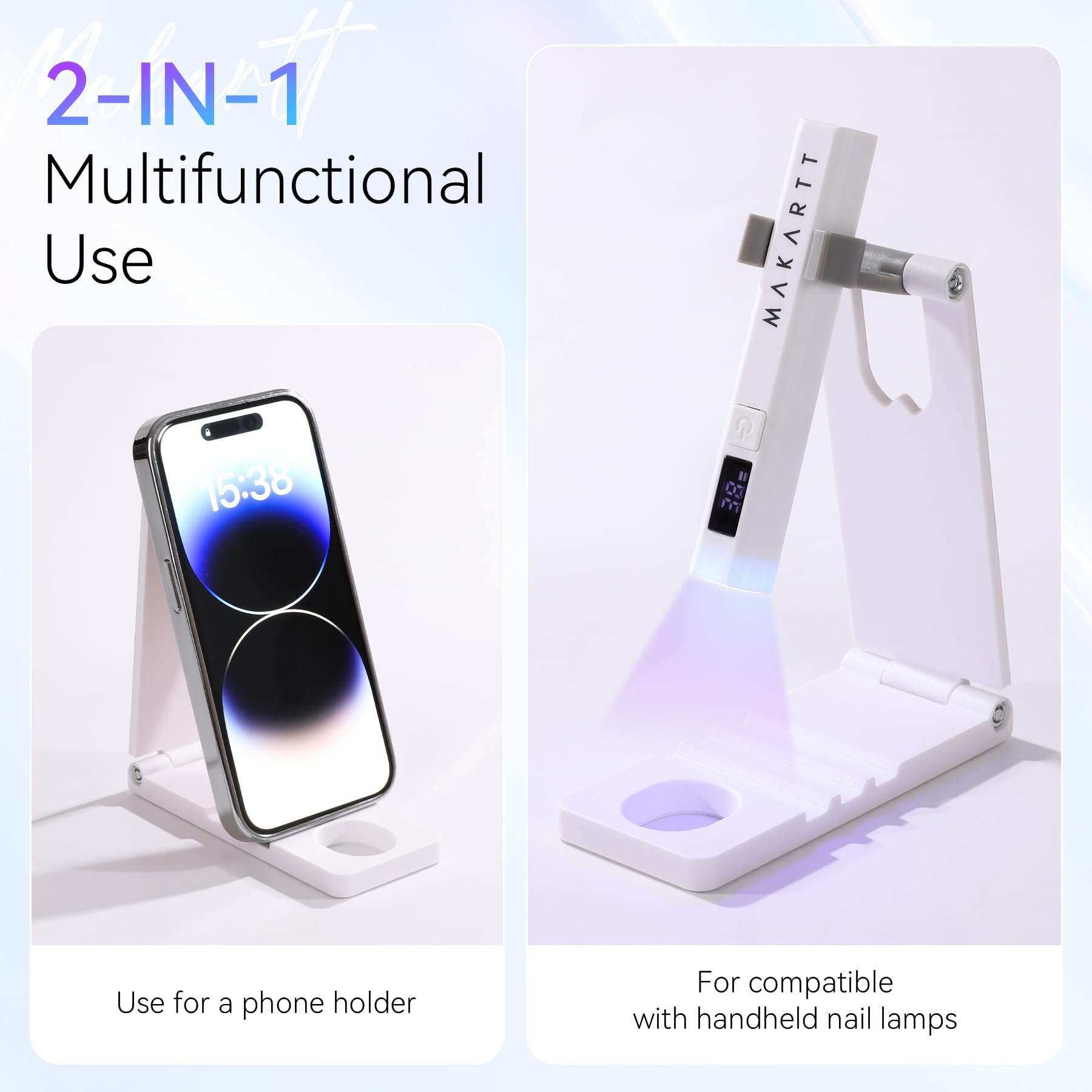 UV Nail Lamp Stand Foldable Mini Light Stand