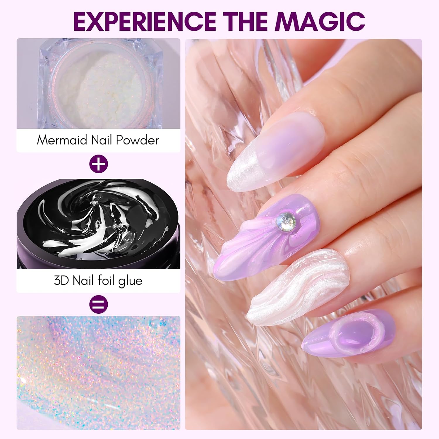 3D Artistic Nail Foil Glue