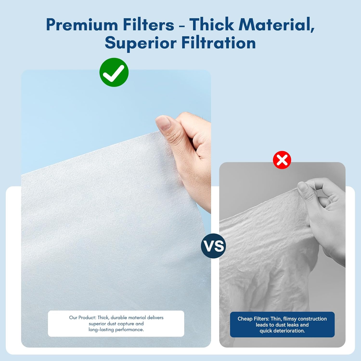 Nail Dust Collector Filter Paper