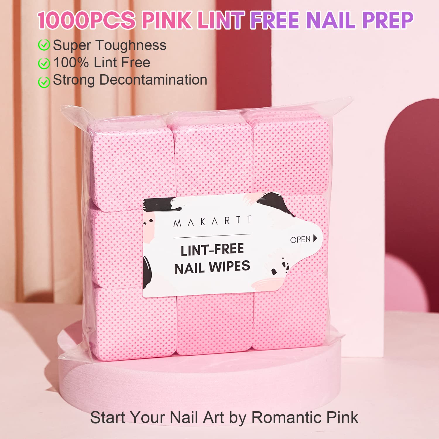 Lint-Free Nail Wipes 1000pcs
