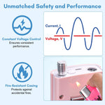 Rechargeable Nail Drill Electric Cordless Manicure Pedicure Power Tool