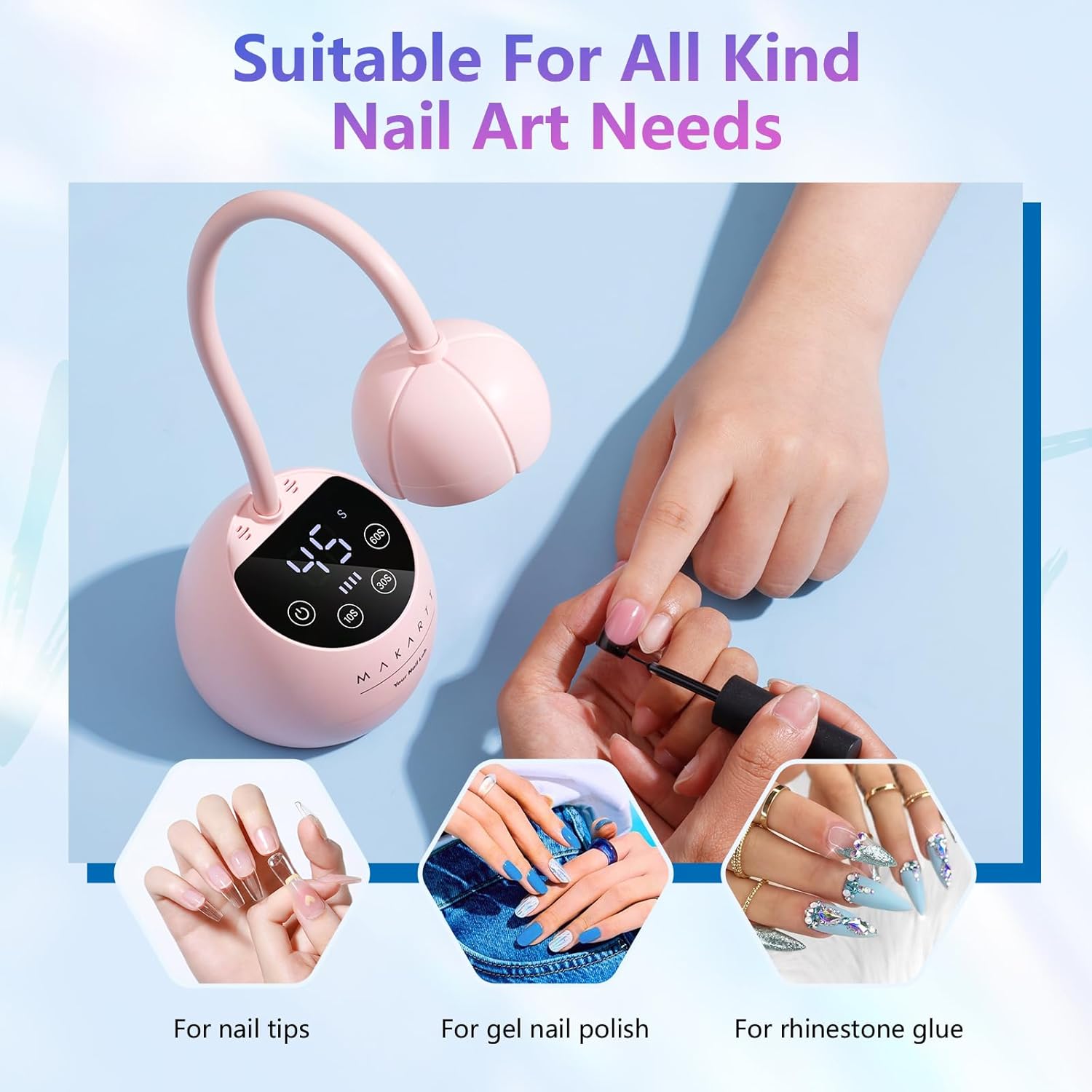 Gooseneck 39W UV LED Nail Lamp