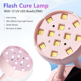 Gooseneck 39W UV LED Nail Lamp