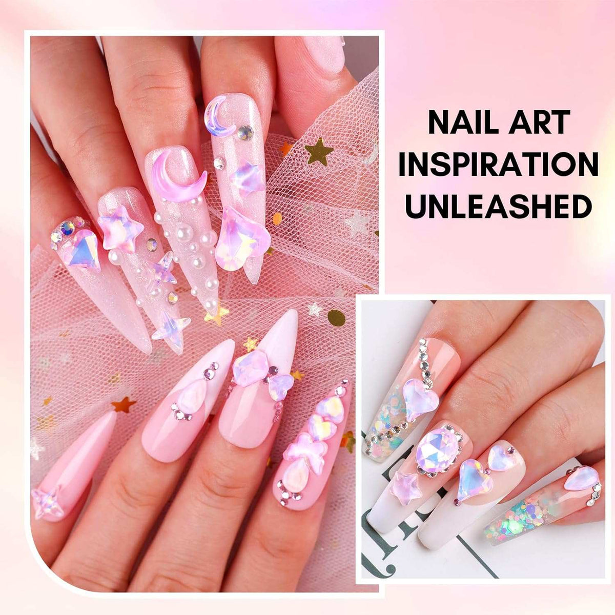 Nail Charms Rhinestone Glue Kit