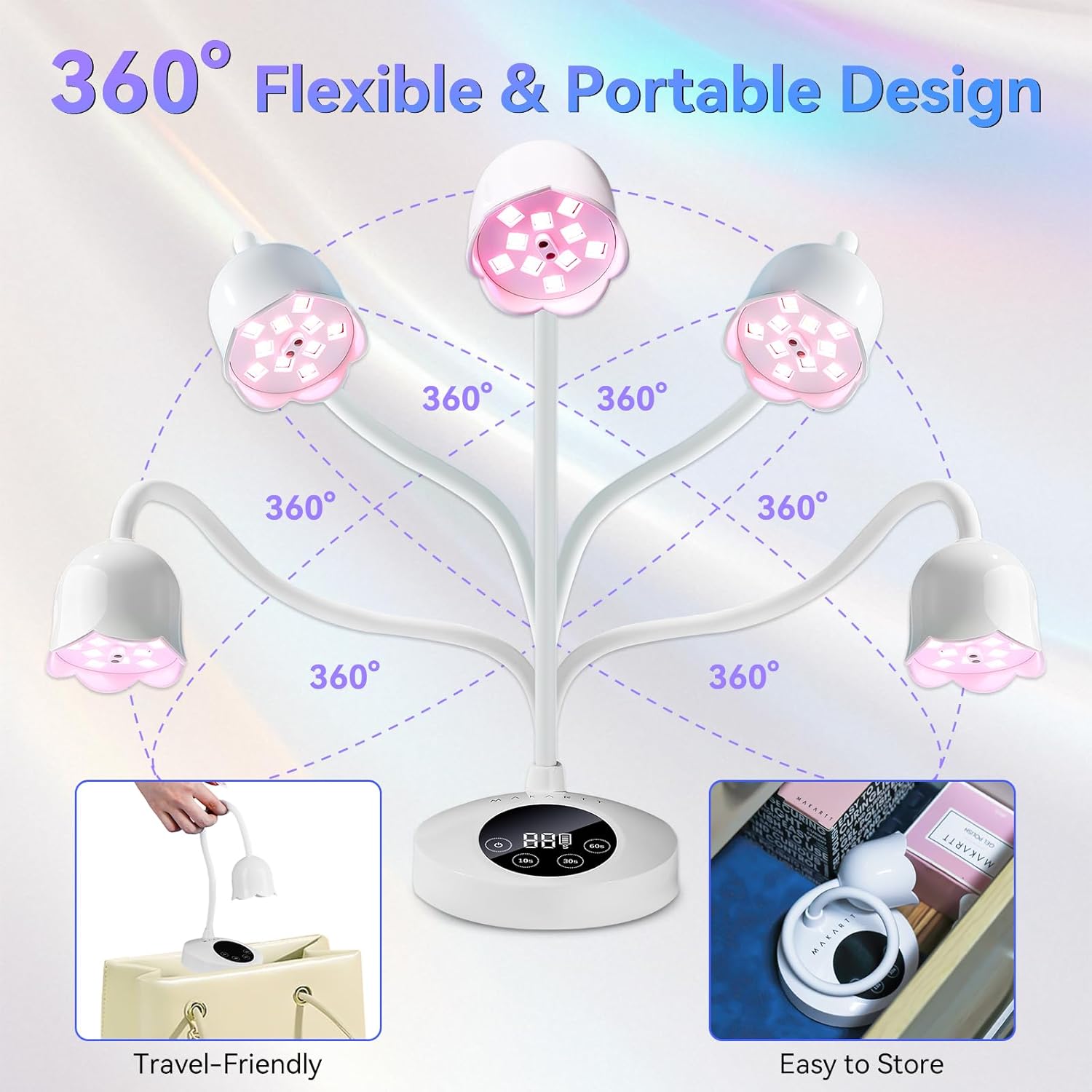 Lotus Flower 30W UV Nail Lamp