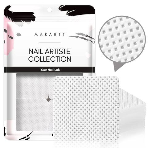 Makartt Disposable Nail Mats, 50Pcs Pink Fordable Nail Paper Towels fo