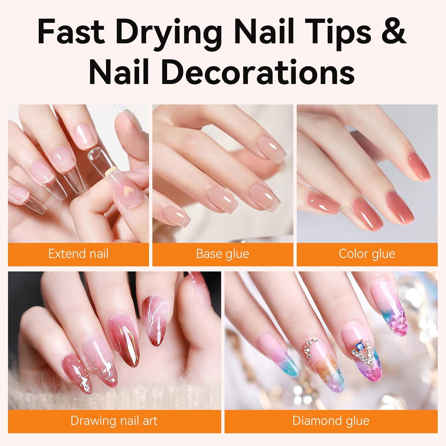Handheld UV Nail Lamp with Painless Mode