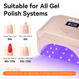Rose Pink 30W UV LED Nail Lamp