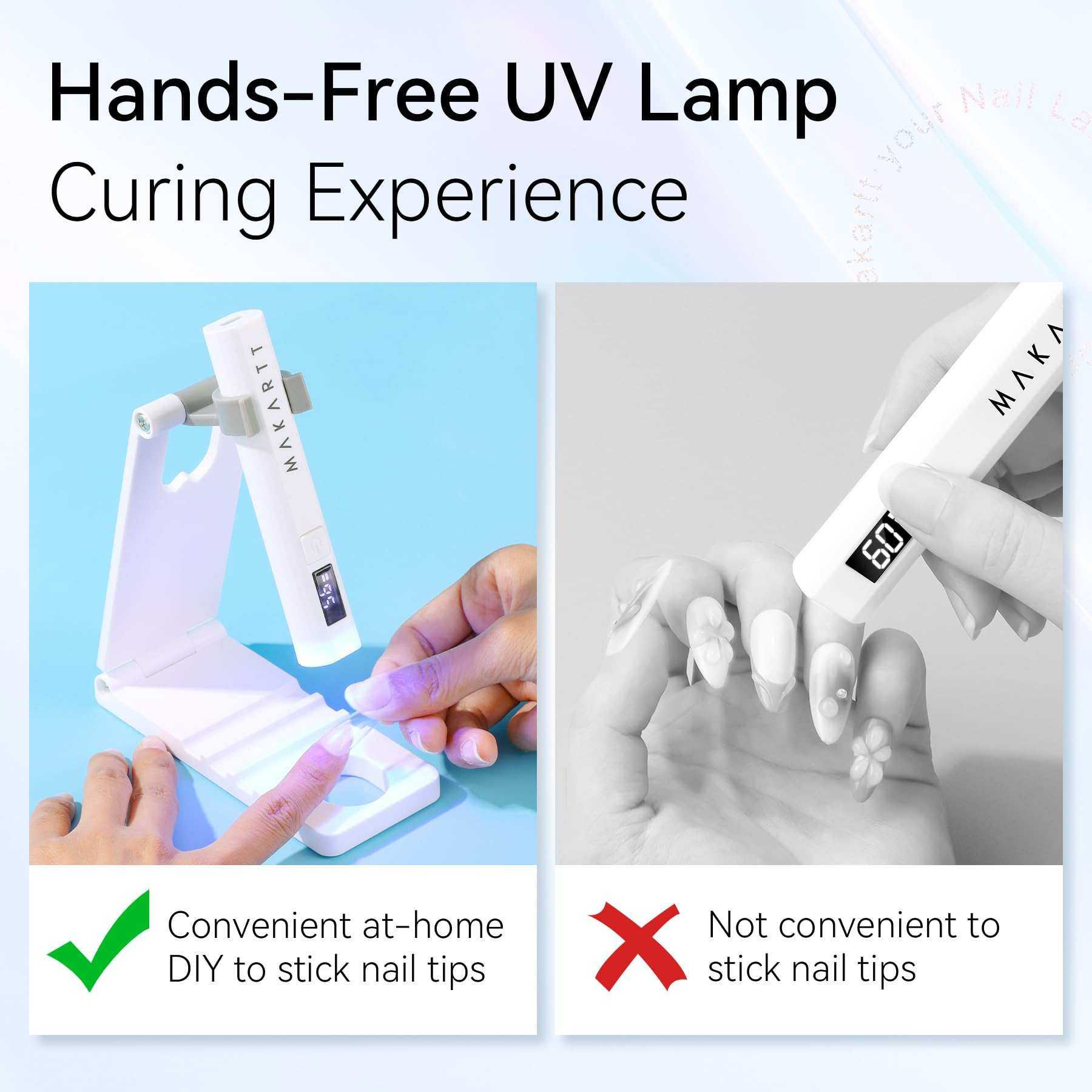 UV Nail Lamp Stand Foldable Mini Light Stand