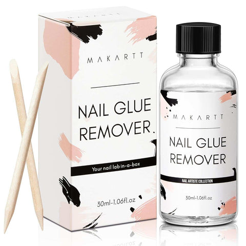 Makartt Nail Rhinestone Glue Gel for Nail Glitters Nail Gems Bundle with  Makartt 2Jars Chunky Glitter