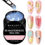 Clear Gel Nail Art Serie 8G